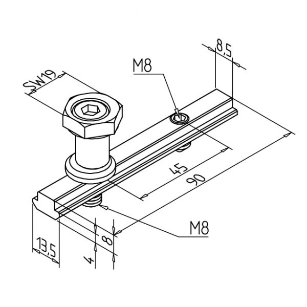 EXCENTRIČNI VPENJALNI KOMPLET LRE