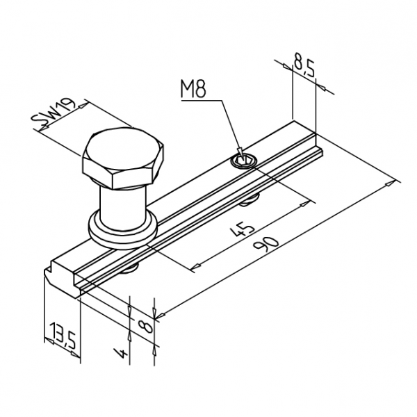 CENTRIČNI VPENJALNI KOMPLET LRK NERJAVEČ