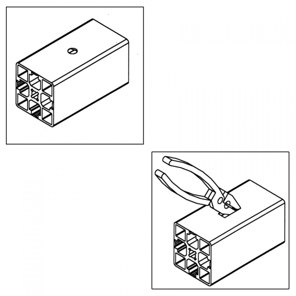 KLEŠČA ZA ODPIRANJE UTOROV PROFILOV