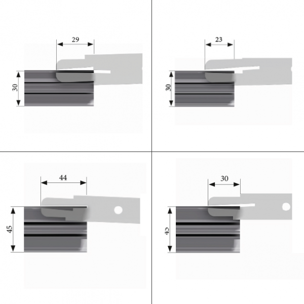 VZVOD ZA ODPIRANJE UTOROV PROFILOV