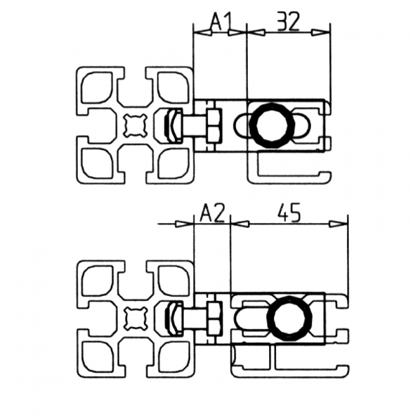 NOSILEC KOTNI 19 JEKLEN