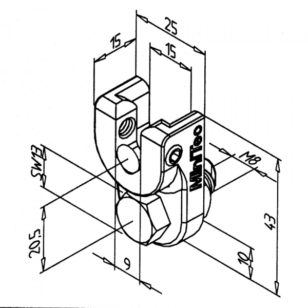 NOSILEC OGRAJNEGA PANELA GD-K