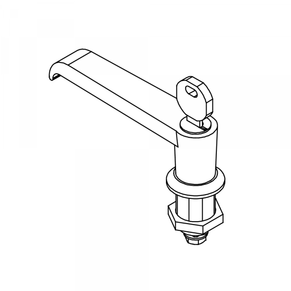 Handle 19 with lock black