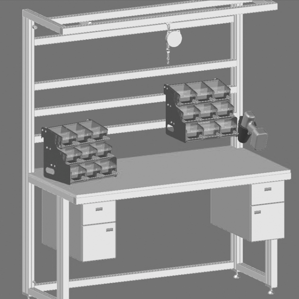 POLICA ŠKATEL ZA SHRANJEVANJE  3X3