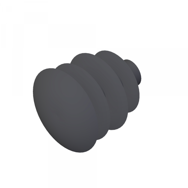 Lamellar plug 9 grey