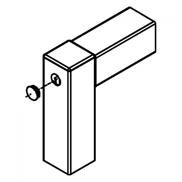 Lamellar plug 9 grey