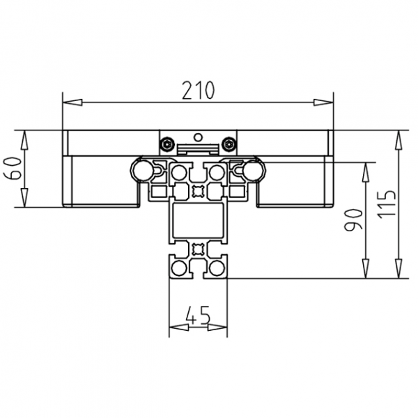 MODUL LINEARNI LR 16 - 45x90