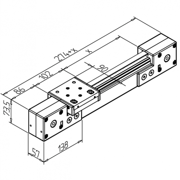 MODUL LINEARNI LR 6 Z - 45
