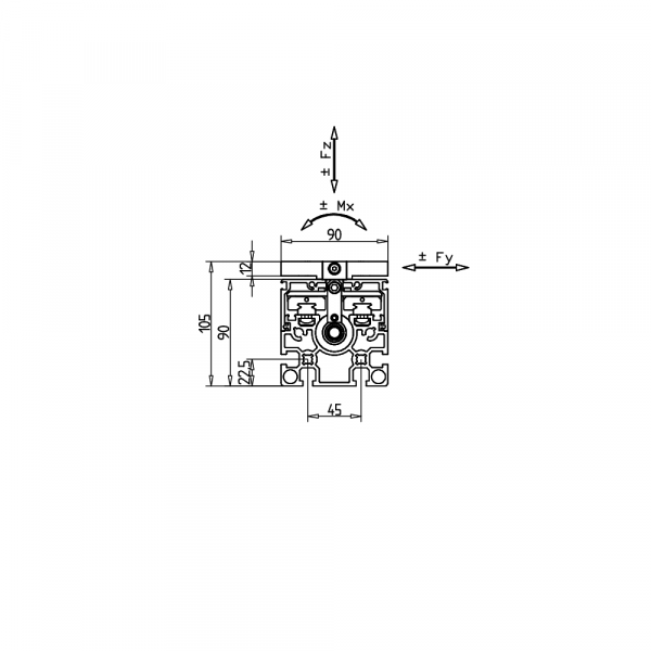 LINEAR MODUL LMS 90 K16x16 S1