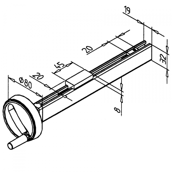MINI - ENOTA ZA NASTAVLJANJE IZ PROFILA 19X32
