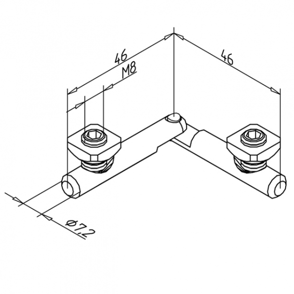 ČELNI KOTNI SPOJNIK 30