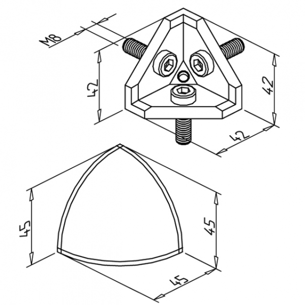 KOTNIK 45 R 90° SIV