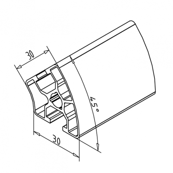 PROFIL 30 R 45°