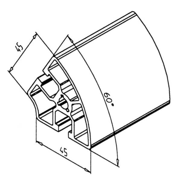 PROFIL 45 R 60°