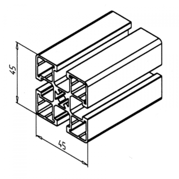 PROFIL 45X45 UL