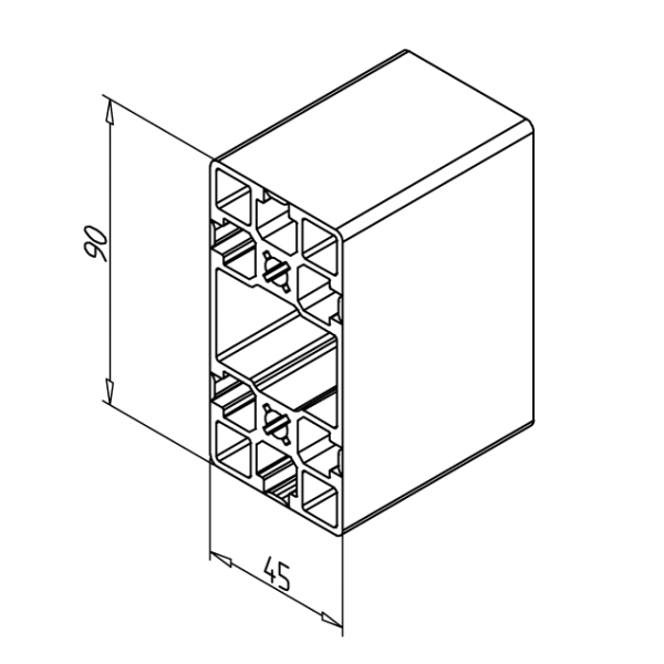PROFIL 45X90 G