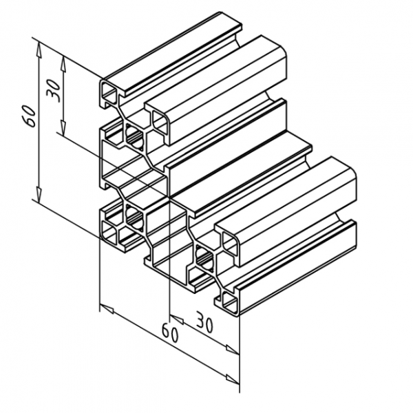 PROFIL 60X60X30