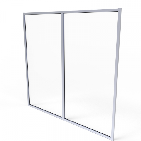 ZAŠČITNO POLJE SG 2000 x 1820 POLIKARBONAT - KP 32x32 Z VERTIKALNO PREGRADO