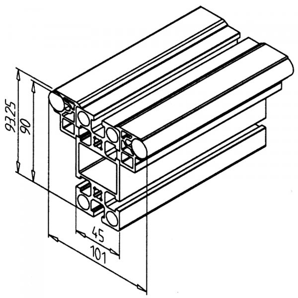 TIRNICA LINEARNA LR 16 - 45X90H