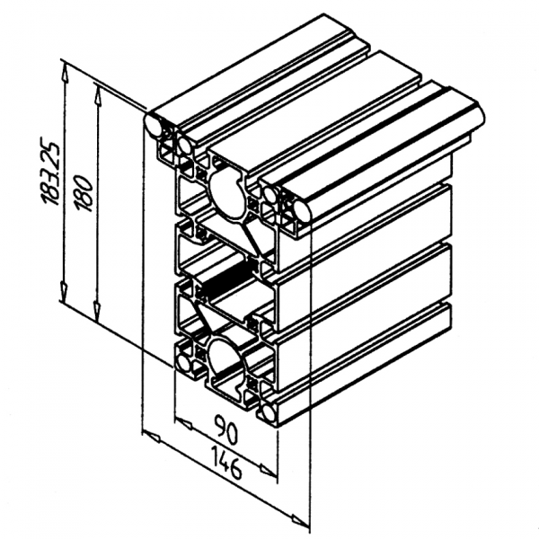 TIRNICA LINEARNA LR 16 - 90X180H