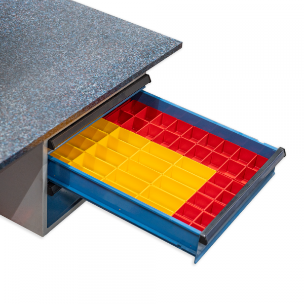 RDEČA ORGANIZACIJSKA ŠKATLA 75X54X45 MM