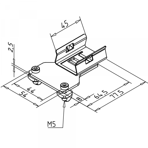 VZMETN PRITRDILNI ELEMENT ZA KANBAN VALJČNICE