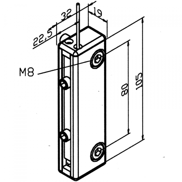 VPENJALO JEKLENICE 19X32
