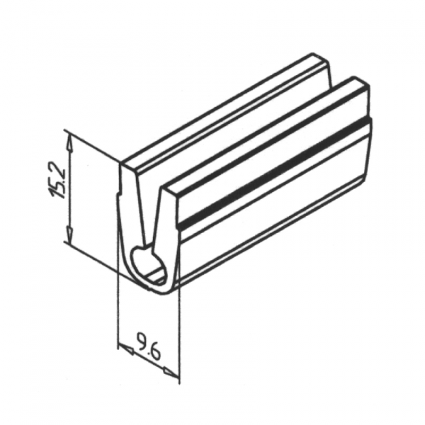 PROFIL PVC ZA VIJAČENJE POLNIL