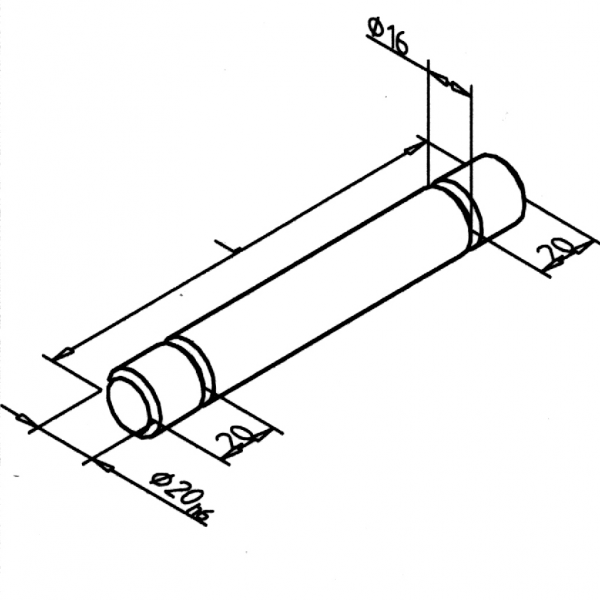 VODILO OKROGLO D20 ZA LB