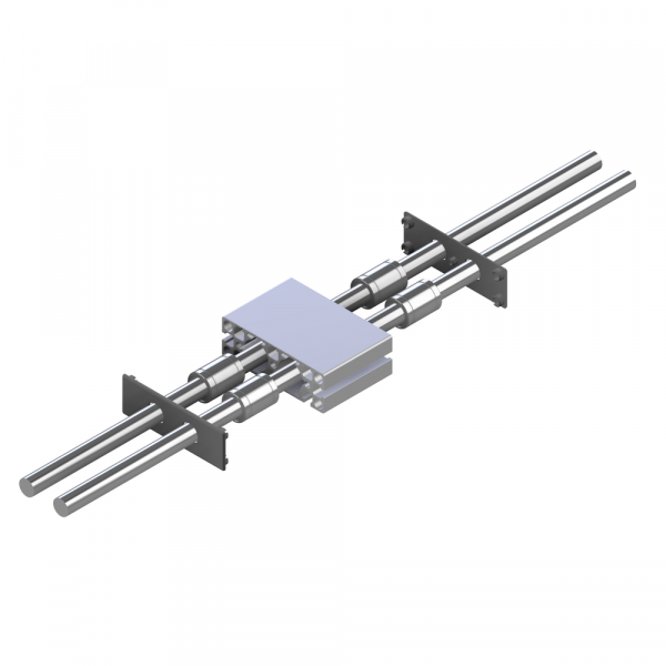 VOZIČEK LINEARNI  LB 45X135 L=90mm SIV