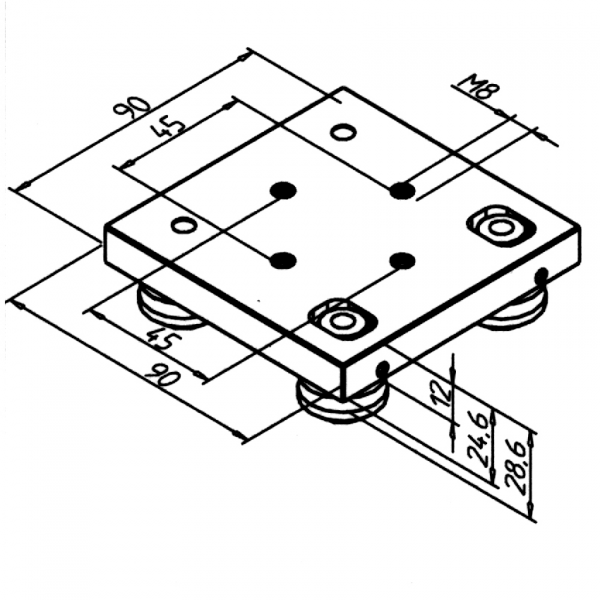 VOZIČEK LINEARNI LR 6