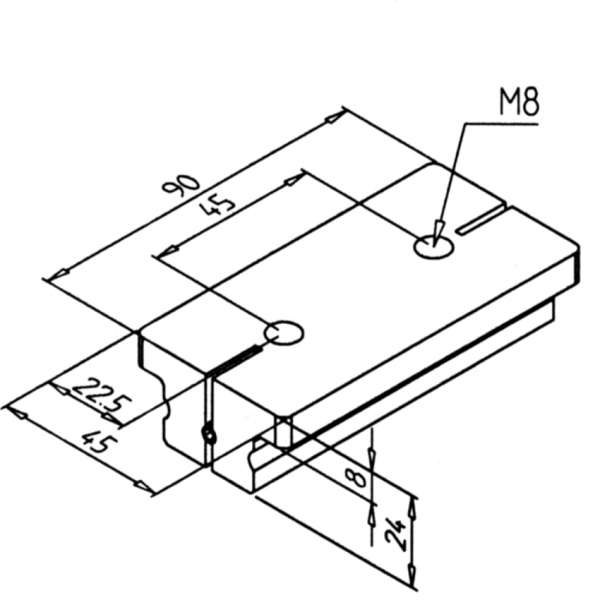 VOZIČEK LINEARNI LR 6 COMPACT PLASTIČNI