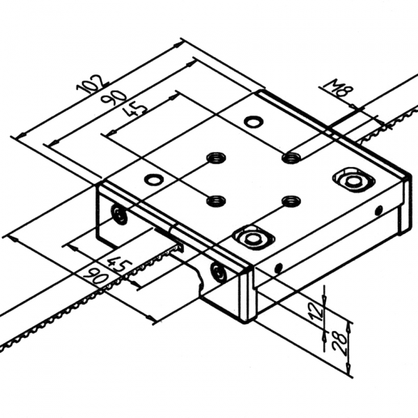 VOZIČEK LINEARNI LR 6 Z