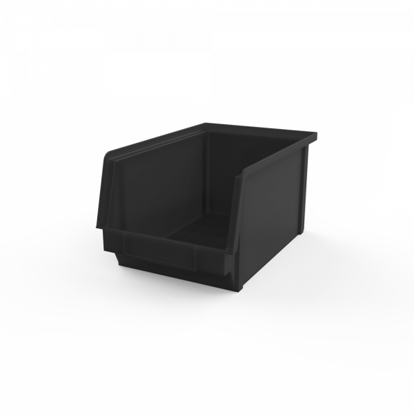 ŠKATLA ZA SHRANJEVANJE ČRNA ESD 235 x 145 x 125