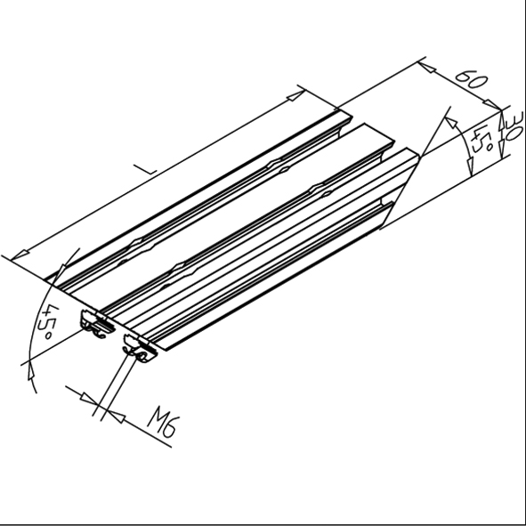 OJAČITVENI ELEMENT 30X60 L=po naročilu