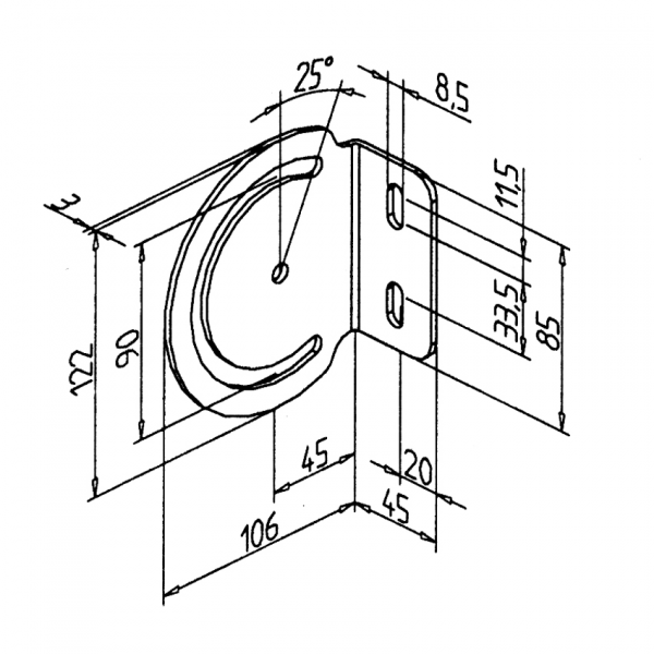 NOSILEC TOKA ZA ODLAGANJE ORODJA