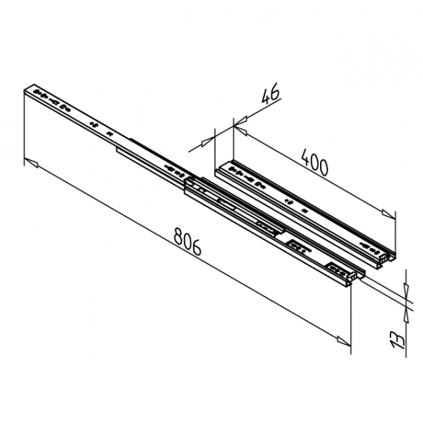 TELESKOPSKA VODILA 400/406