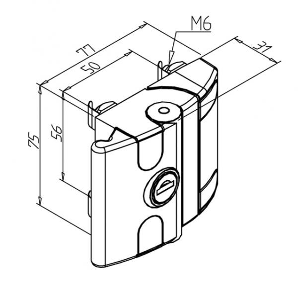 KLJUČAVNICA TRUNK LOCK COMPACT