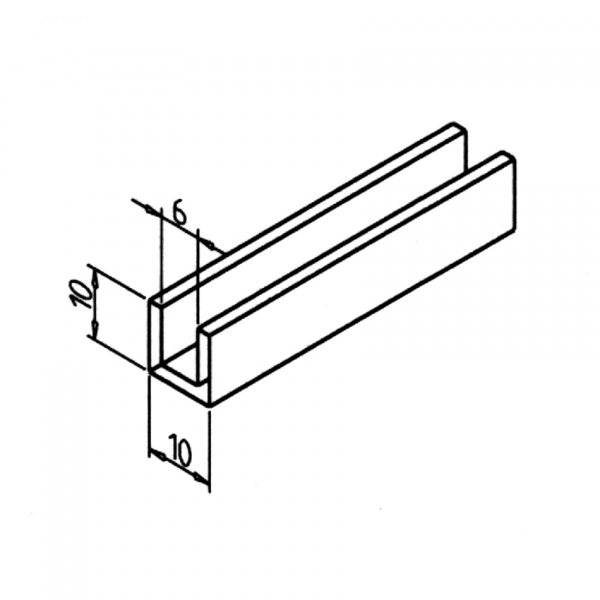 PROFIL U 10X10X2