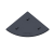 END CAP 45/22,5° GREY